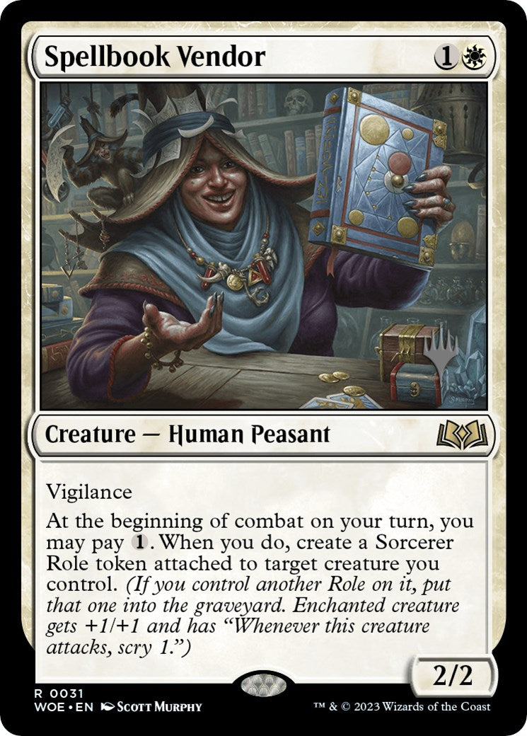 Spellbook Vendor (Promo Pack) [Wilds of Eldraine Promos] | Eastridge Sports Cards & Games