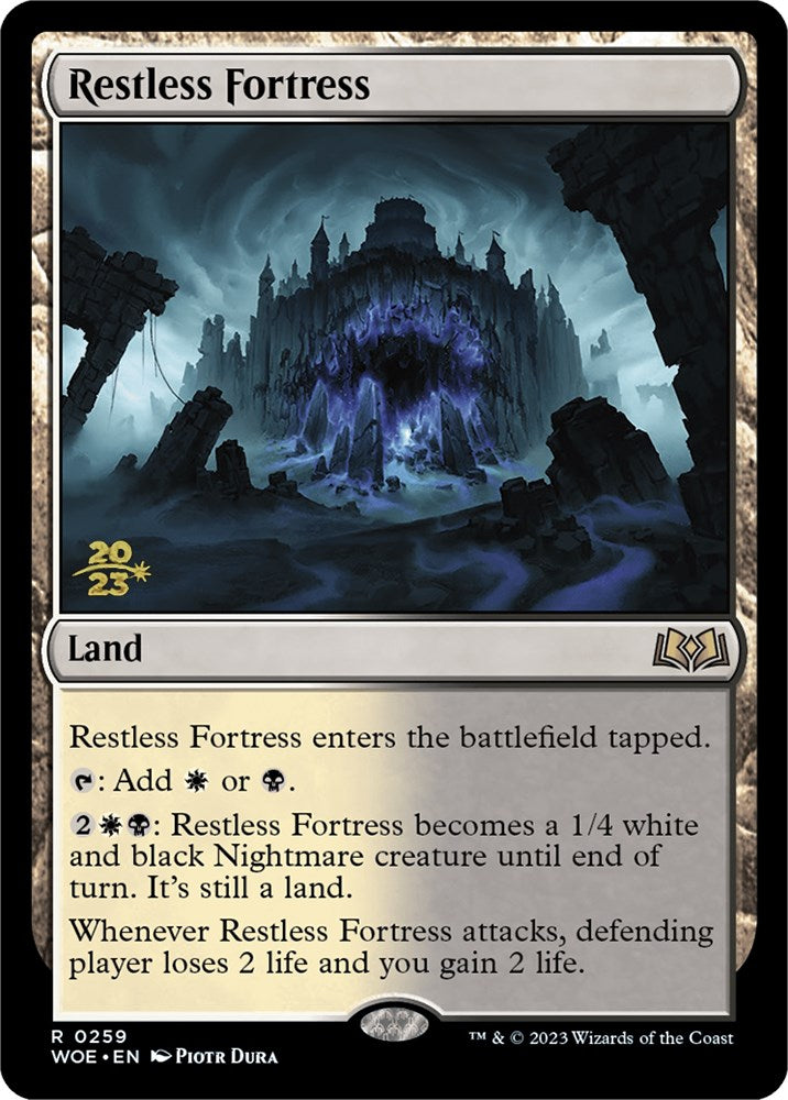 Restless Fortress [Wilds of Eldraine Prerelease Promos] | Eastridge Sports Cards & Games