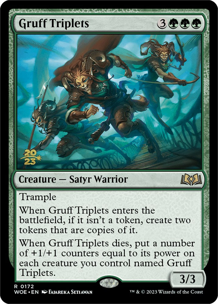 Gruff Triplets [Wilds of Eldraine Prerelease Promos] | Eastridge Sports Cards & Games