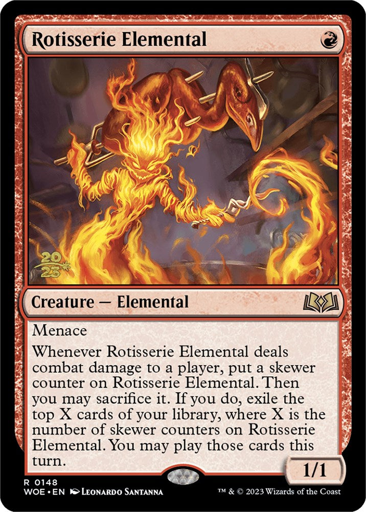 Rotisserie Elemental [Wilds of Eldraine Prerelease Promos] | Eastridge Sports Cards & Games