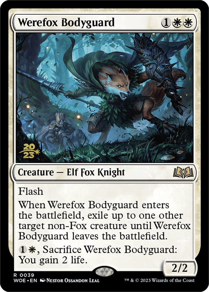 Werefox Bodyguard [Wilds of Eldraine Prerelease Promos] | Eastridge Sports Cards & Games