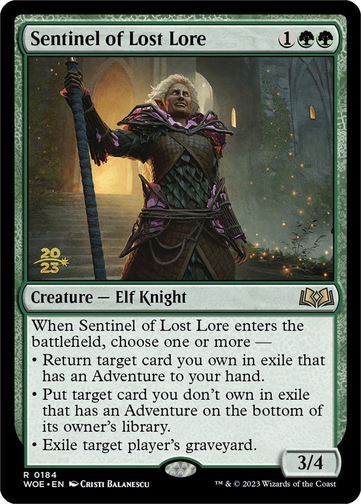 Sentinel of Lost Lore [Wilds of Eldraine Prerelease Promos] | Eastridge Sports Cards & Games