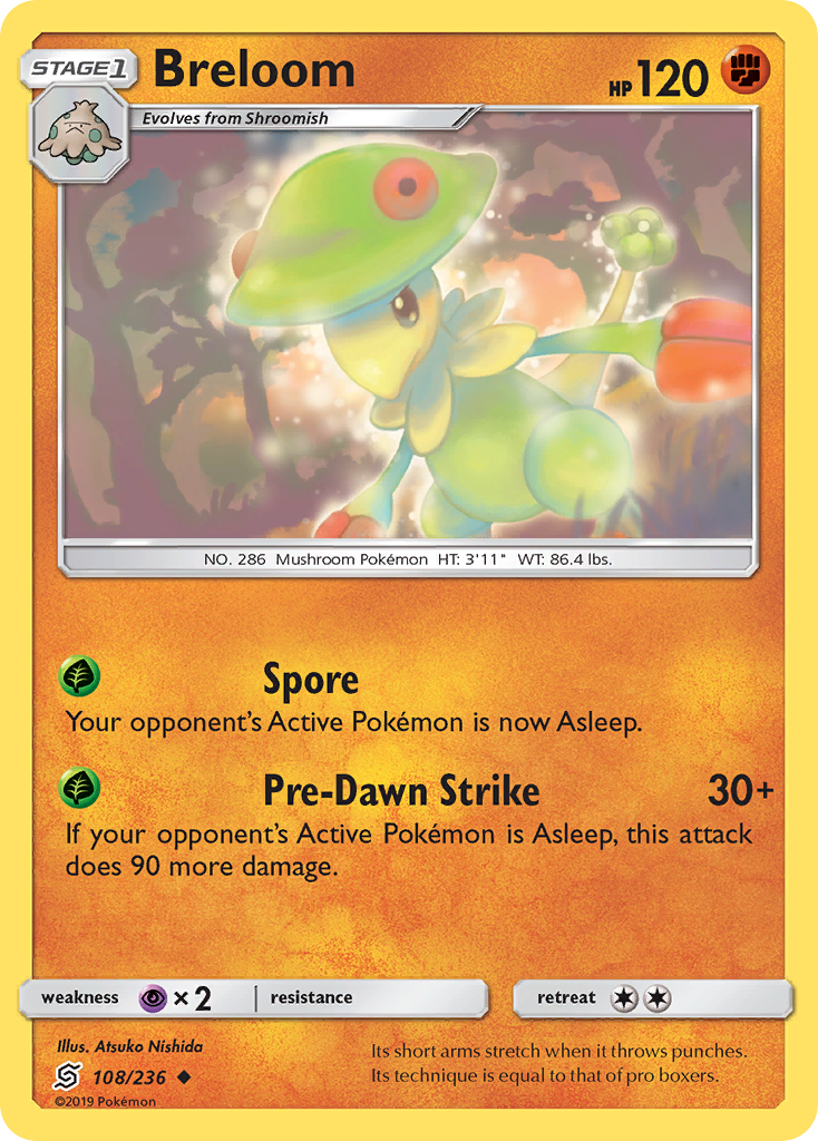 Breloom (108/236) [Sun & Moon: Unified Minds] | Eastridge Sports Cards & Games