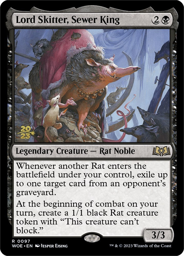 Lord Skitter, Sewer King [Wilds of Eldraine Prerelease Promos] | Eastridge Sports Cards & Games