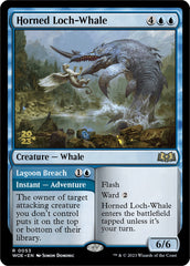 Horned Loch-Whale // Lagoon Breach (Promo Pack) [Wilds of Eldraine Promos] | Eastridge Sports Cards & Games