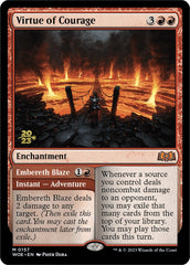 Virtue of Courage // Embereth Blaze [Wilds of Eldraine Prerelease Promos] | Eastridge Sports Cards & Games