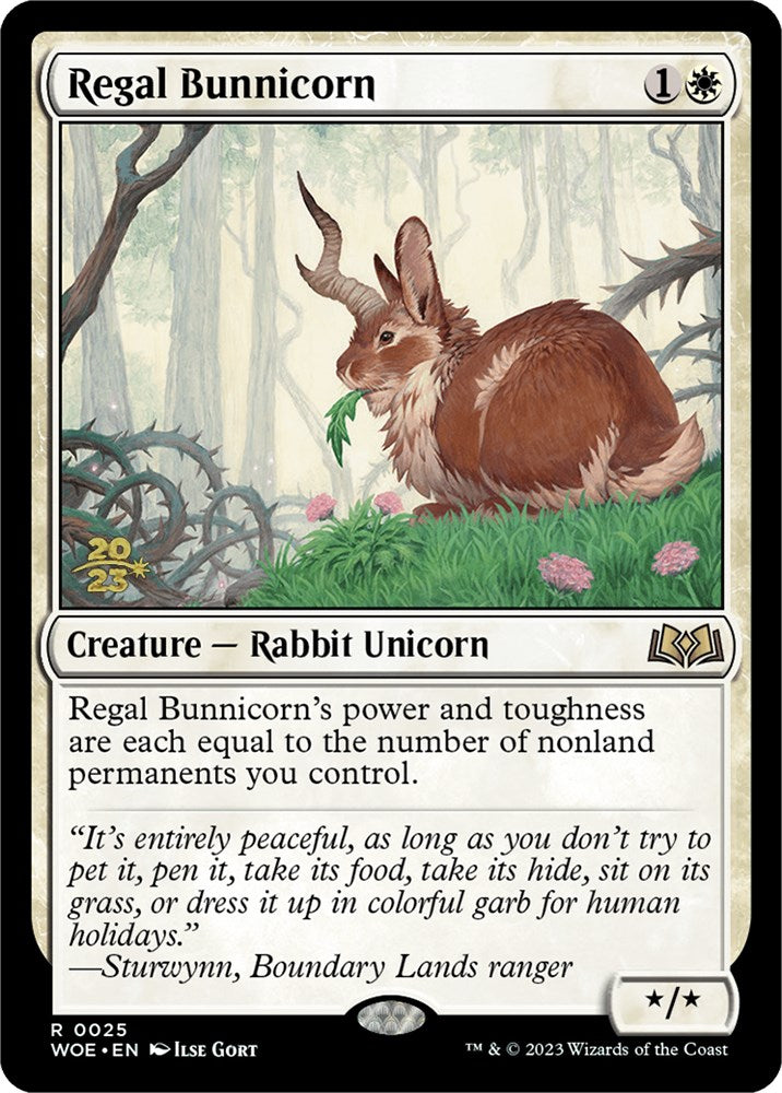 Regal Bunnicorn [Wilds of Eldraine Prerelease Promos] | Eastridge Sports Cards & Games