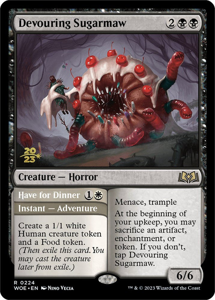 Devouring Sugarmaw // Have for Dinner [Wilds of Eldraine Prerelease Promos] | Eastridge Sports Cards & Games