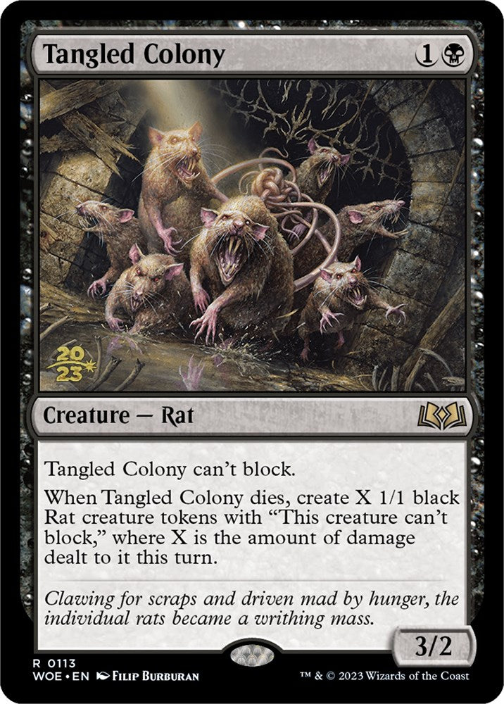 Tangled Colony [Wilds of Eldraine Prerelease Promos] | Eastridge Sports Cards & Games