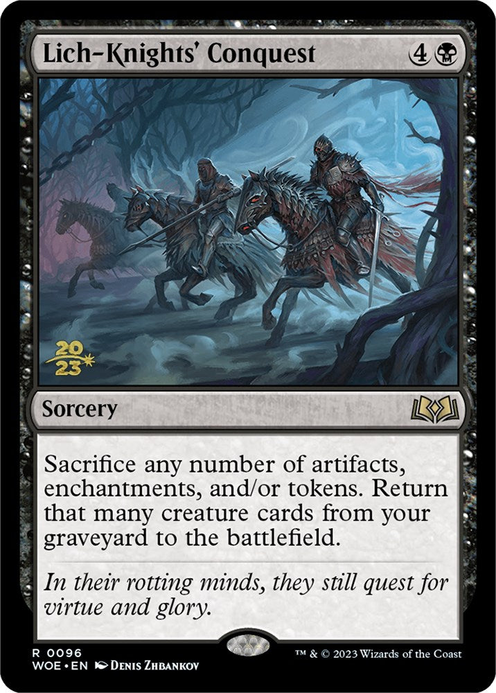 Lich-Knights' Conquest [Wilds of Eldraine Prerelease Promos] | Eastridge Sports Cards & Games