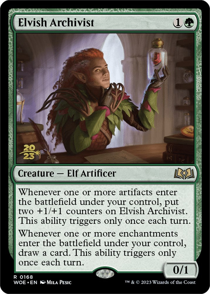 Elvish Archivist [Wilds of Eldraine Prerelease Promos] | Eastridge Sports Cards & Games