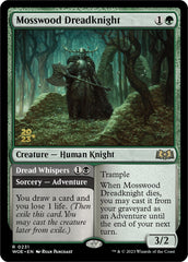 Mosswood Dreadknight // Dread Whispers (Promo Pack) [Wilds of Eldraine Promos] | Eastridge Sports Cards & Games