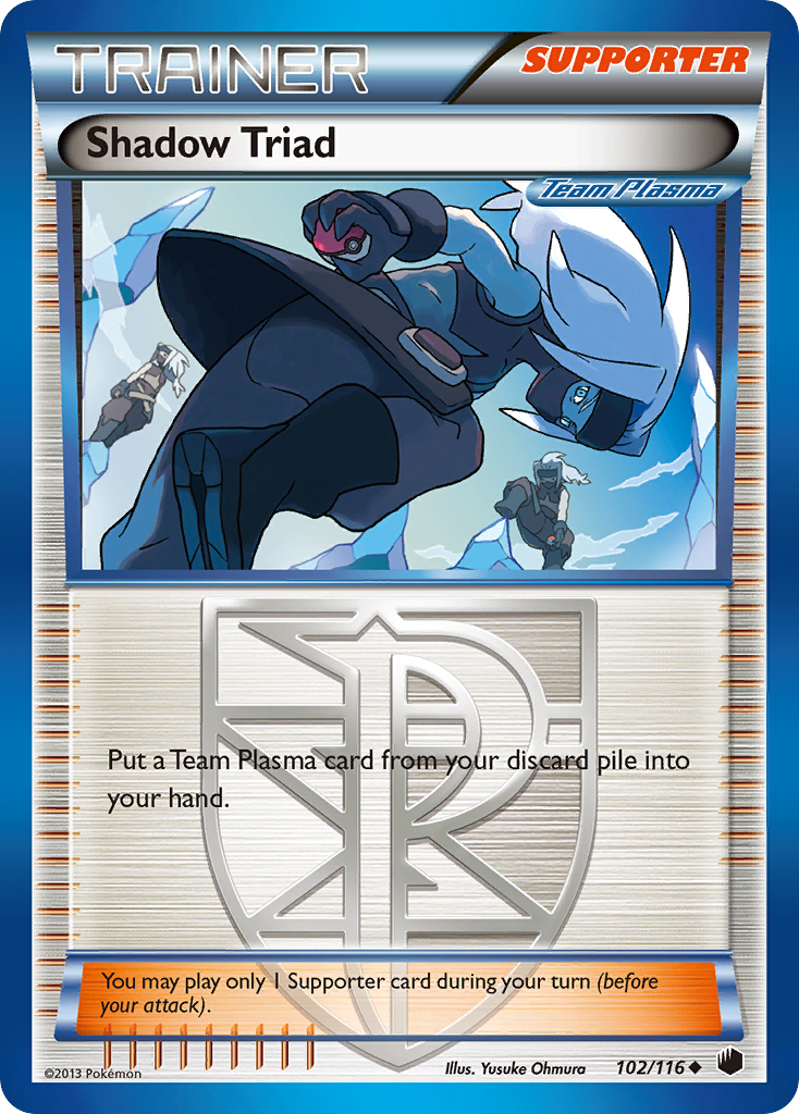 Shadow Triad (102/116) [Black & White: Plasma Freeze] | Eastridge Sports Cards & Games