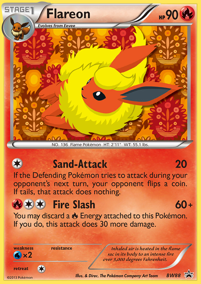 Flareon (BW88) [Black & White: Black Star Promos] | Eastridge Sports Cards & Games