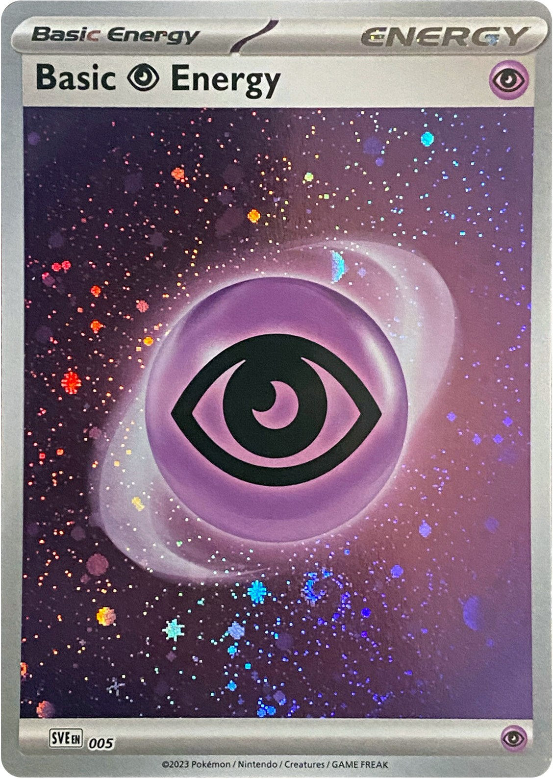 Basic Psychic Energy (005) (Cosmos Holo) [Scarlet & Violet: Base Set] | Eastridge Sports Cards & Games