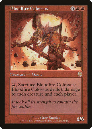 Bloodfire Colossus [Apocalypse] | Eastridge Sports Cards & Games