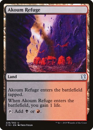 Akoum Refuge [Commander 2019] | Eastridge Sports Cards & Games