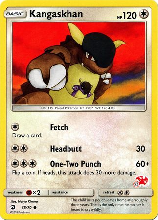 Kangaskhan (55/70) (Charizard Stamp #53) [Battle Academy 2020] | Eastridge Sports Cards & Games
