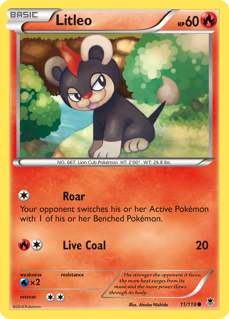 Litleo (11/119) [XY: Phantom Forces] | Eastridge Sports Cards & Games