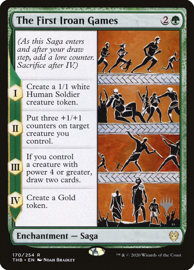 The First Iroan Games (Promo Pack) [Theros Beyond Death Promos] | Eastridge Sports Cards & Games