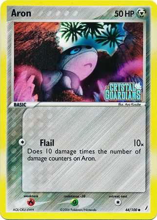 Aron (44/100) (Stamped) [EX: Crystal Guardians] | Eastridge Sports Cards & Games