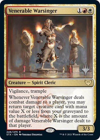 Venerable Warsinger (Promo Pack) [Strixhaven: School of Mages Promos] | Eastridge Sports Cards & Games