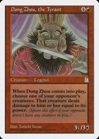 Dong Zhou, the Tyrant [Portal Three Kingdoms] | Eastridge Sports Cards & Games