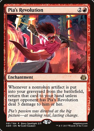 Pia's Revolution [Aether Revolt] | Eastridge Sports Cards & Games