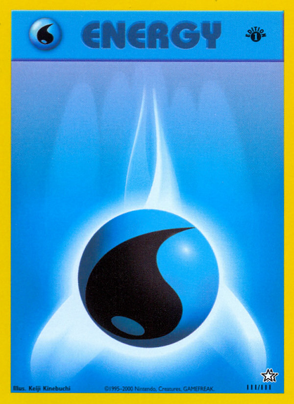 Water Energy (111/111) [Neo Genesis 1st Edition] | Eastridge Sports Cards & Games