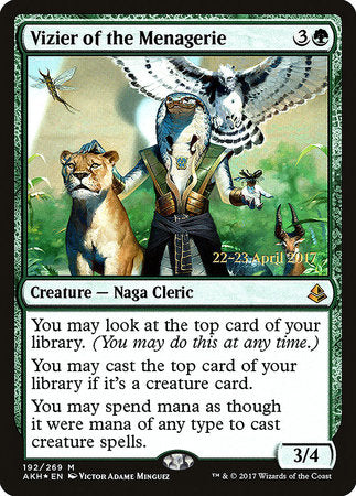 Vizier of the Menagerie [Amonkhet Promos] | Eastridge Sports Cards & Games