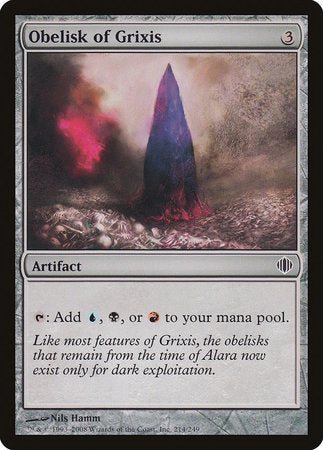 Obelisk of Grixis [Shards of Alara] | Eastridge Sports Cards & Games