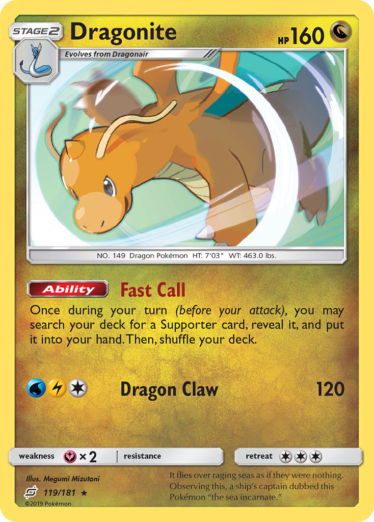 Dragonite (119/181) [Sun & Moon: Team Up] | Eastridge Sports Cards & Games