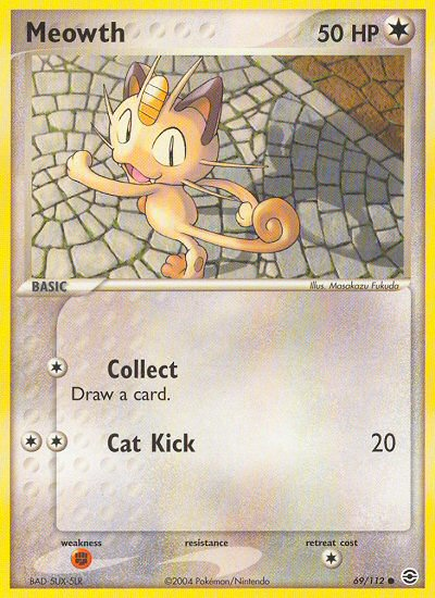 Meowth (69/112) [EX: FireRed & LeafGreen] | Eastridge Sports Cards & Games