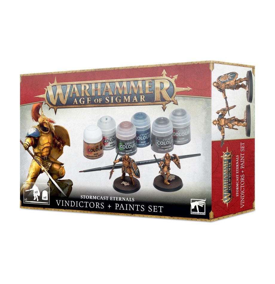 Stormcast Eternals Vindictors + Paints Set | Eastridge Sports Cards & Games