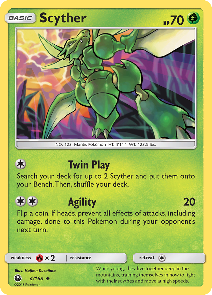 Scyther (4/168) [Sun & Moon: Celestial Storm] | Eastridge Sports Cards & Games