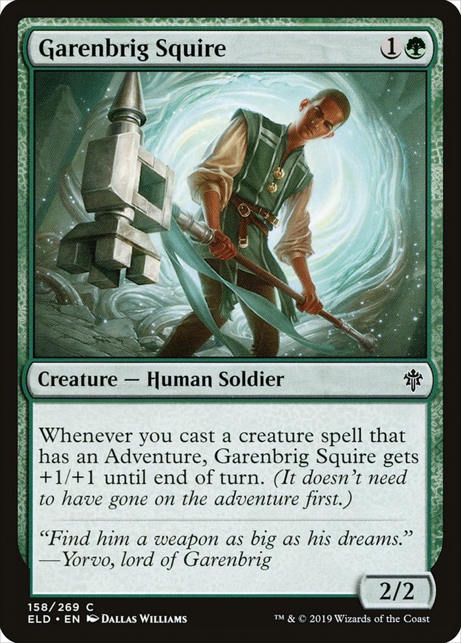 Garenbrig Squire [Throne of Eldraine] | Eastridge Sports Cards & Games