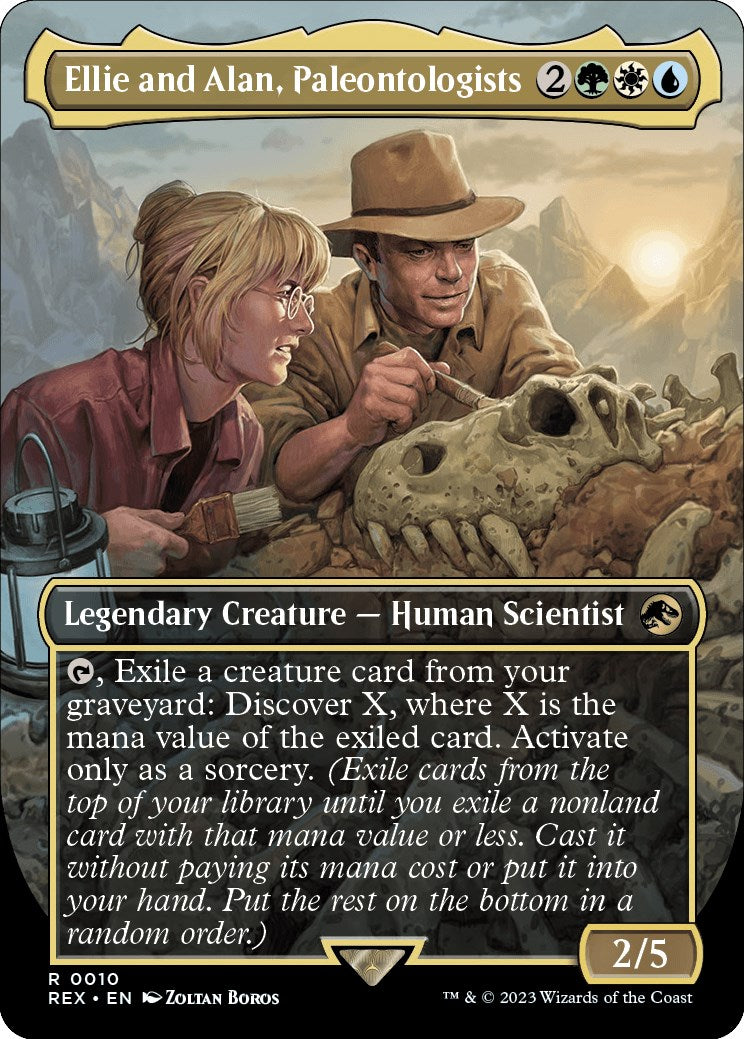 Ellie and Alan, Paleontologists (Borderless) [Jurassic World Collection] | Eastridge Sports Cards & Games