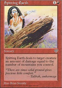 Spitting Earth [Mirage] | Eastridge Sports Cards & Games