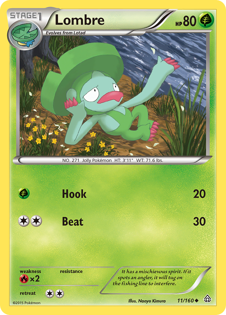 Lombre (11/160) [XY: Primal Clash] | Eastridge Sports Cards & Games