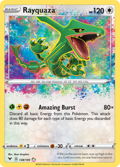 Rayquaza (138/185) [Sword & Shield: Vivid Voltage] | Eastridge Sports Cards & Games