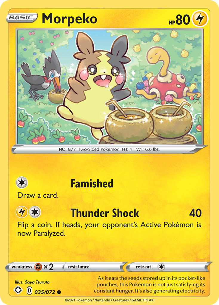 Morpeko (035/072) [Sword & Shield: Shining Fates] | Eastridge Sports Cards & Games