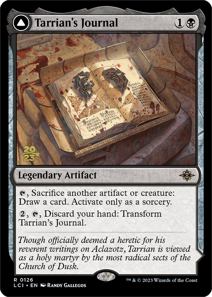 Tarrian's Journal // The Tomb of Aclazotz [The Lost Caverns of Ixalan Prerelease Cards] | Eastridge Sports Cards & Games