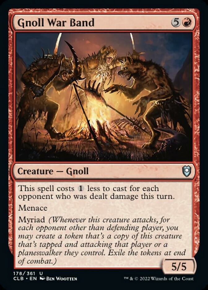 Gnoll War Band [Commander Legends: Battle for Baldur's Gate] | Eastridge Sports Cards & Games