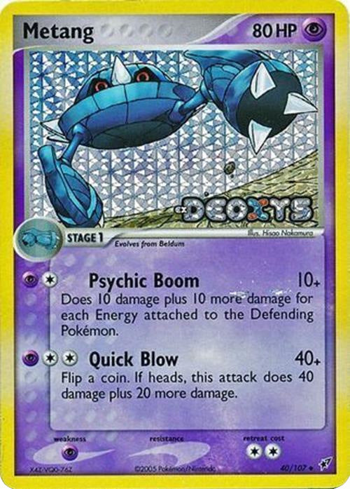 Metang (40/107) (Stamped) [EX: Deoxys] | Eastridge Sports Cards & Games