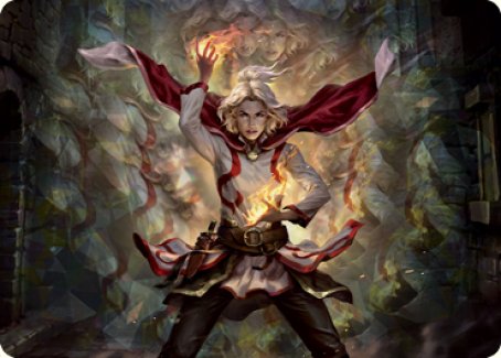 Delina, Wild Mage Art Card [Dungeons & Dragons: Adventures in the Forgotten Realms Art Series] | Eastridge Sports Cards & Games