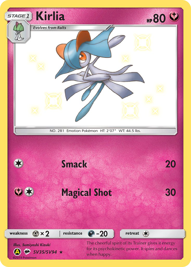 Kirlia (SV35/SV94) [Sun & Moon: Hidden Fates - Shiny Vault] | Eastridge Sports Cards & Games