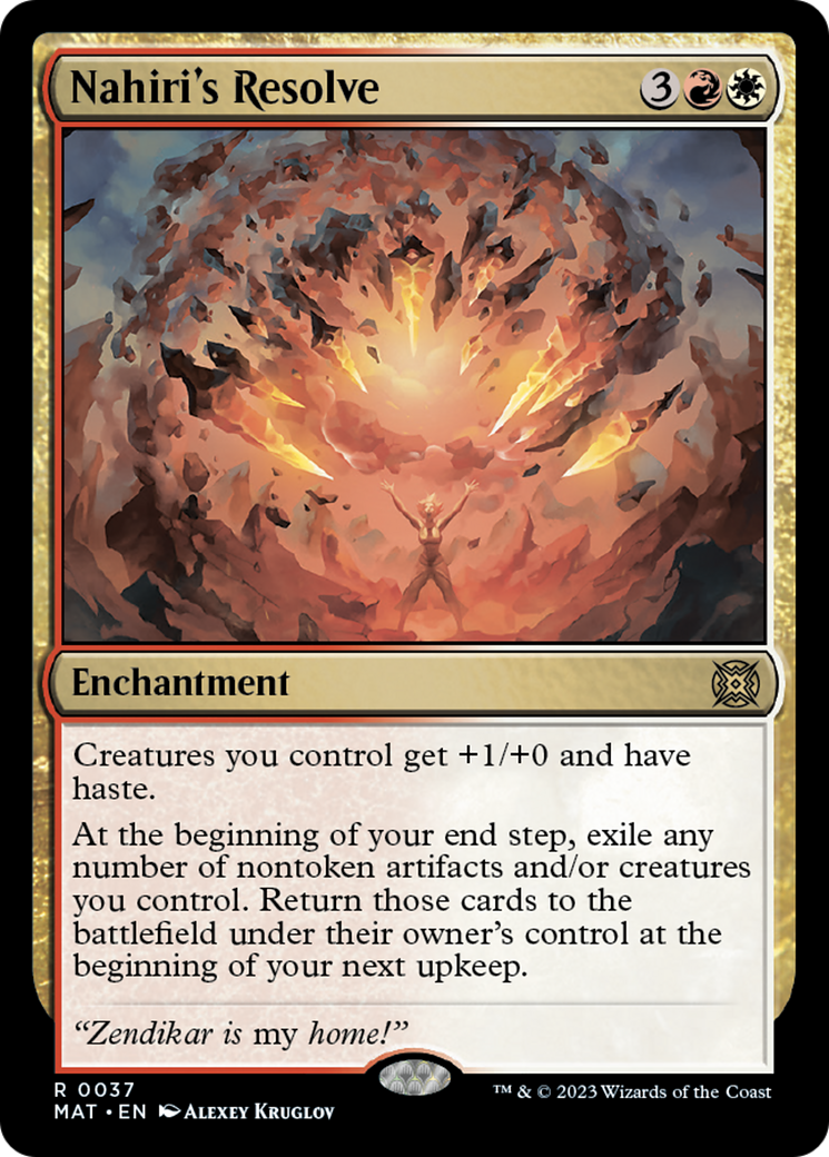 Nahiri's Resolve [March of the Machine: The Aftermath] | Eastridge Sports Cards & Games