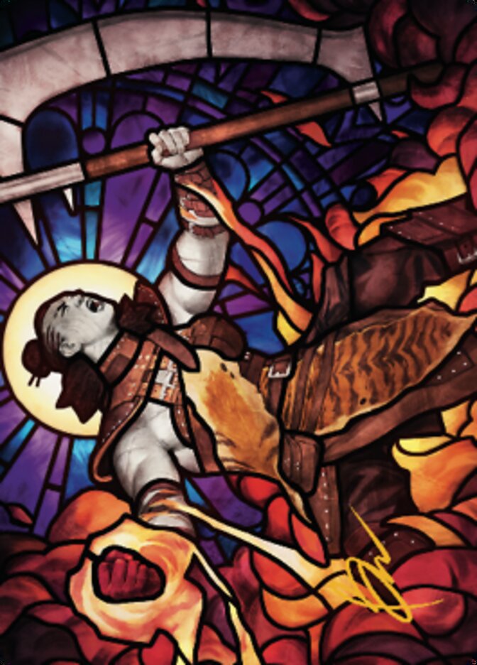 Garna, Bloodfist of Keld Art Card (Gold-Stamped Signature) [Dominaria United Art Series] | Eastridge Sports Cards & Games