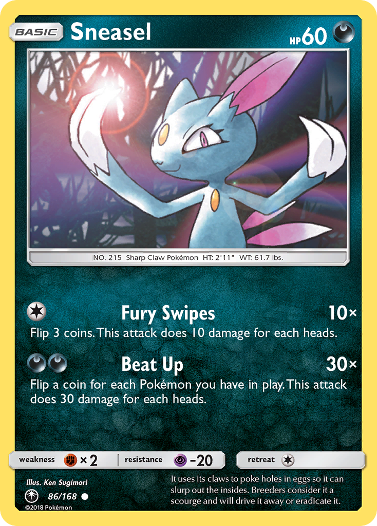 Sneasel (86/168) [Sun & Moon: Celestial Storm] | Eastridge Sports Cards & Games