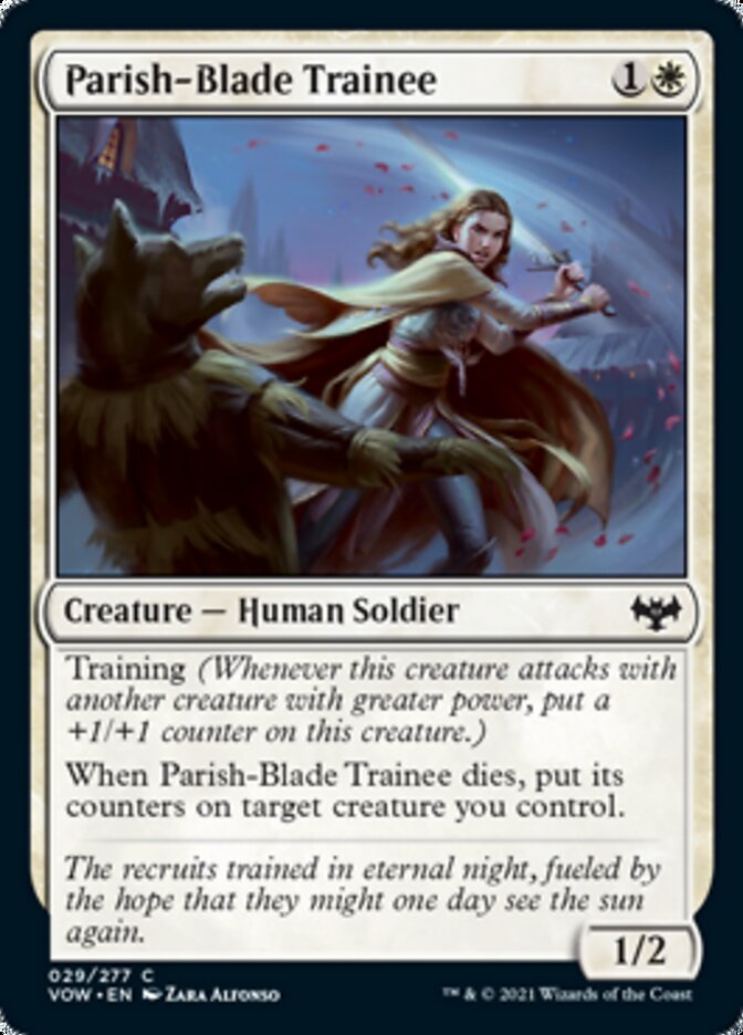 Parish-Blade Trainee [Innistrad: Crimson Vow] | Eastridge Sports Cards & Games